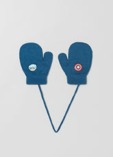 Ovs Marvel Captain America Mittens With String